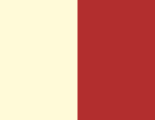 Cream and Maroon